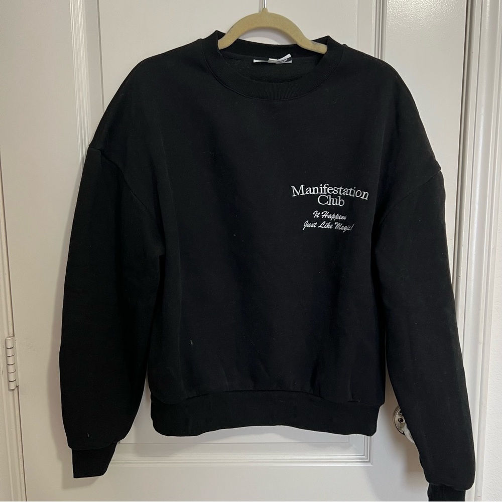 Ariana Grande Manifestation Just Like Magic crewneck sweater